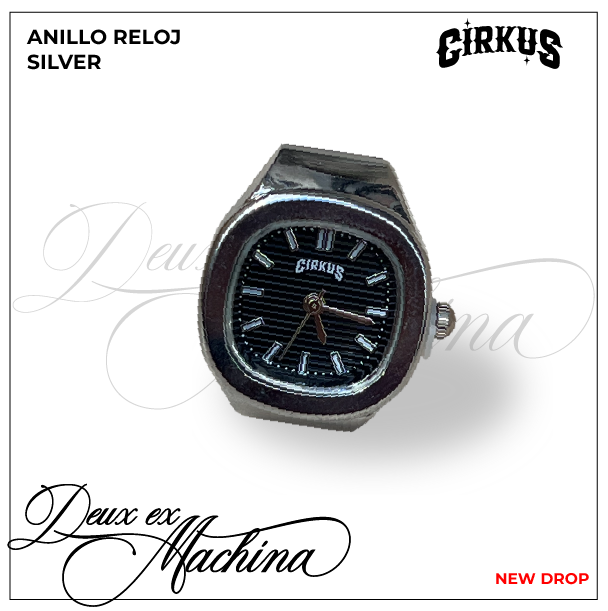ANILLO RELOJ SILVER